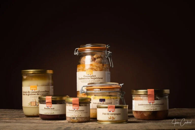 Handwerkliche Konserven von Maison Patignac: Cassoulet, Foie gras, Terrinen