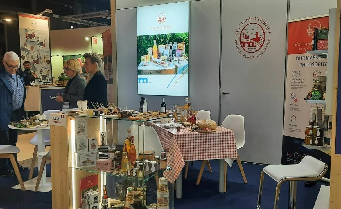 Stand Occitanie Gourmet au salon Tavola
